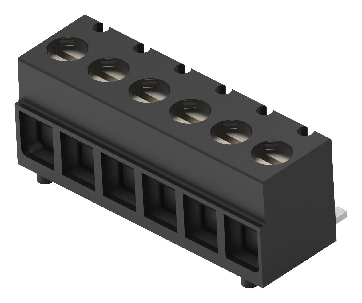 2383945-6 TB, WIRE TO BRD, R/A, 6WAY, 16AWG TE CONNECTIVITY