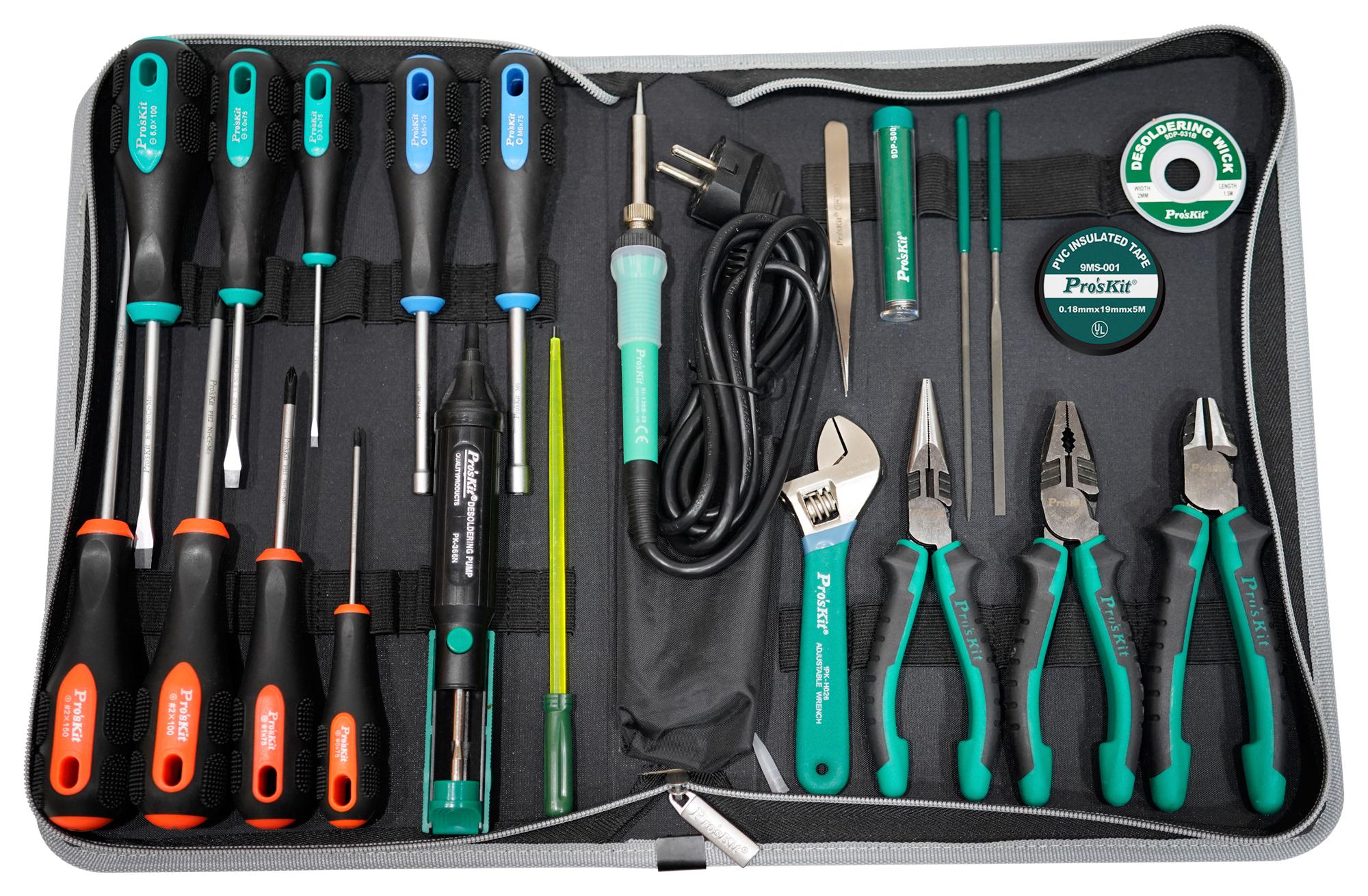 PK-813 EU ELECTRICAL APPIANCES REPAIR TOOL SET, EU PROSKIT INDUSTRIES