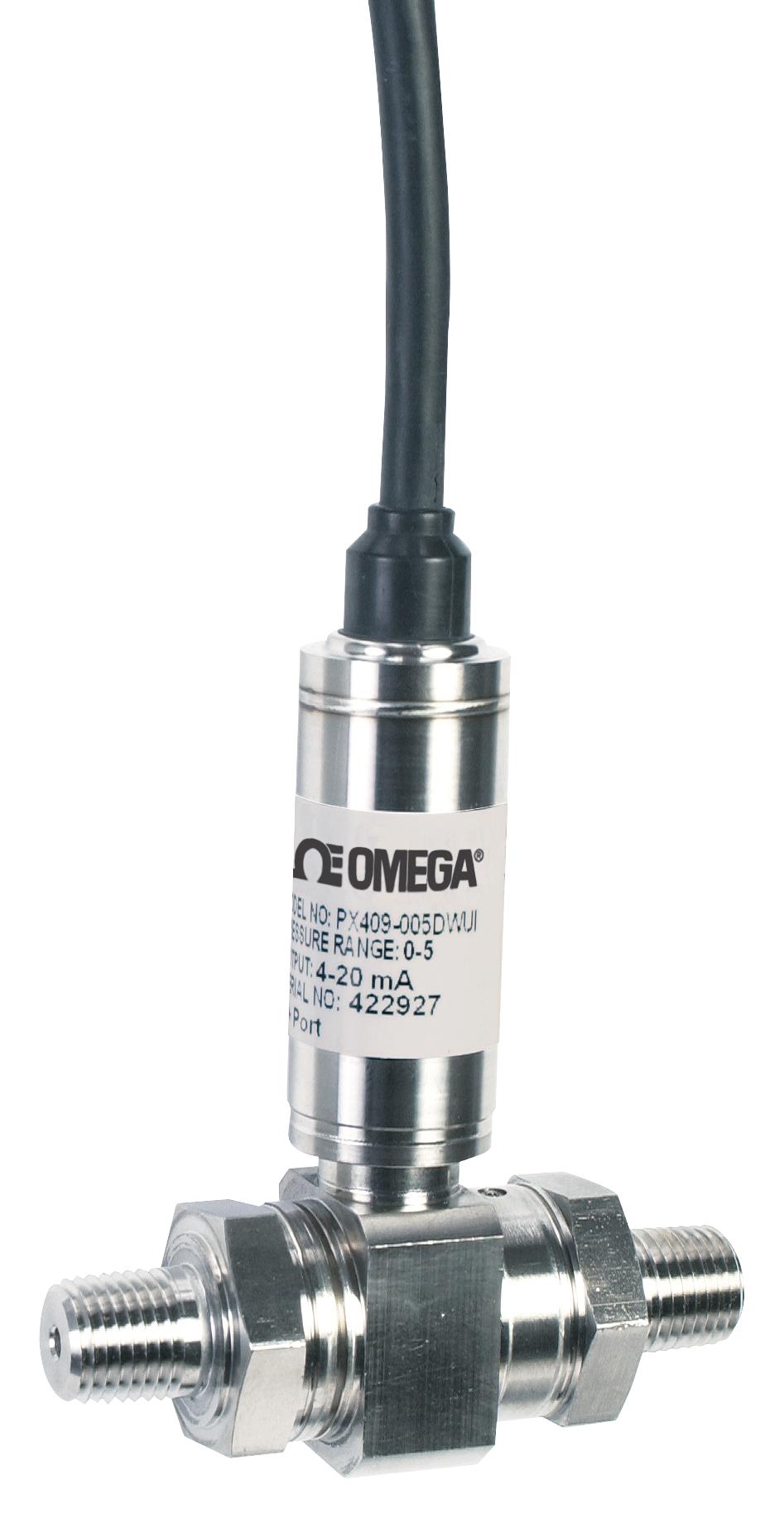 PX409-10WDWUI PRESS TRANSDUCER, 10IN-H2O, DIFF, ANALOG OMEGA