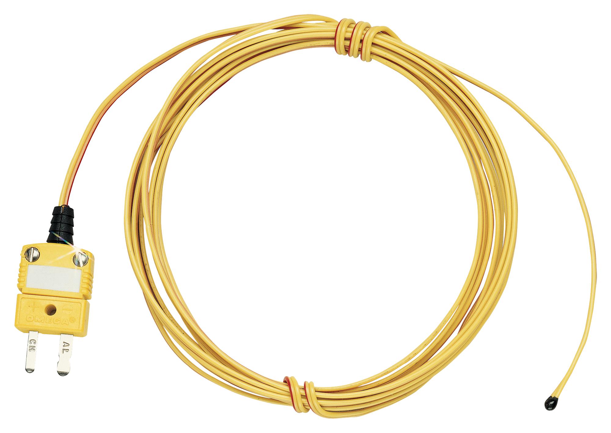 TC-PVC-K-24-180 THERMOCOUPLE, TYPE K, 4.5M, 105DEG C OMEGA