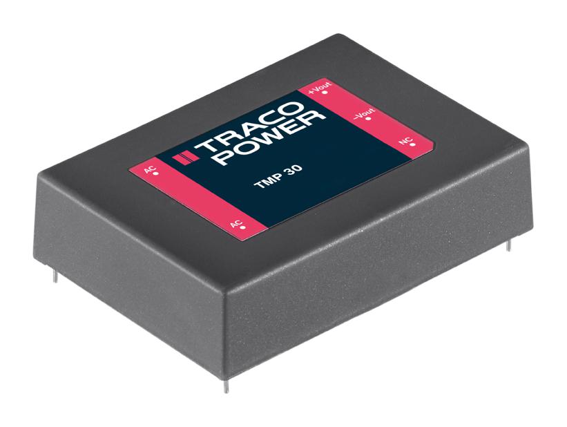 TMP 30522 POWER SUPPLY, AC-DC, 3 O/P, 30W TRACO POWER