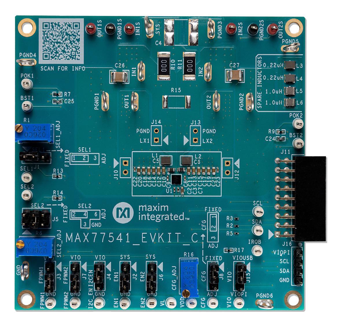 MAX77541EVKIT# EVAL KIT, BUCK REGULATOR MAXIM INTEGRATED / ANALOG DEVICES
