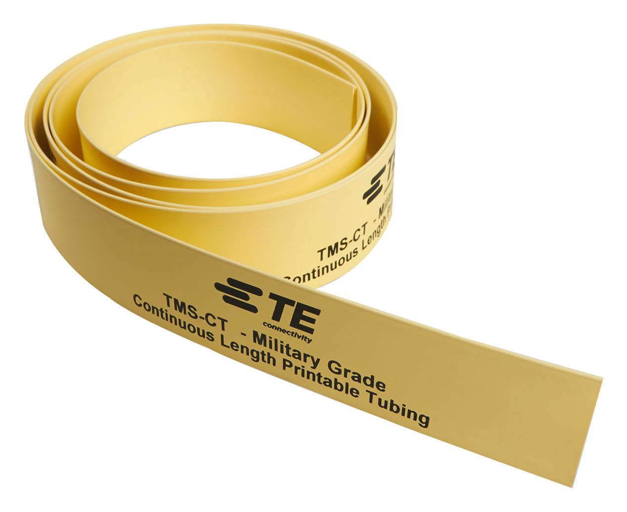 EL7646-000 HEAT-SHRINK TUBING, 3:1, 6.4MM, YELLOW TE CONNECTIVITY