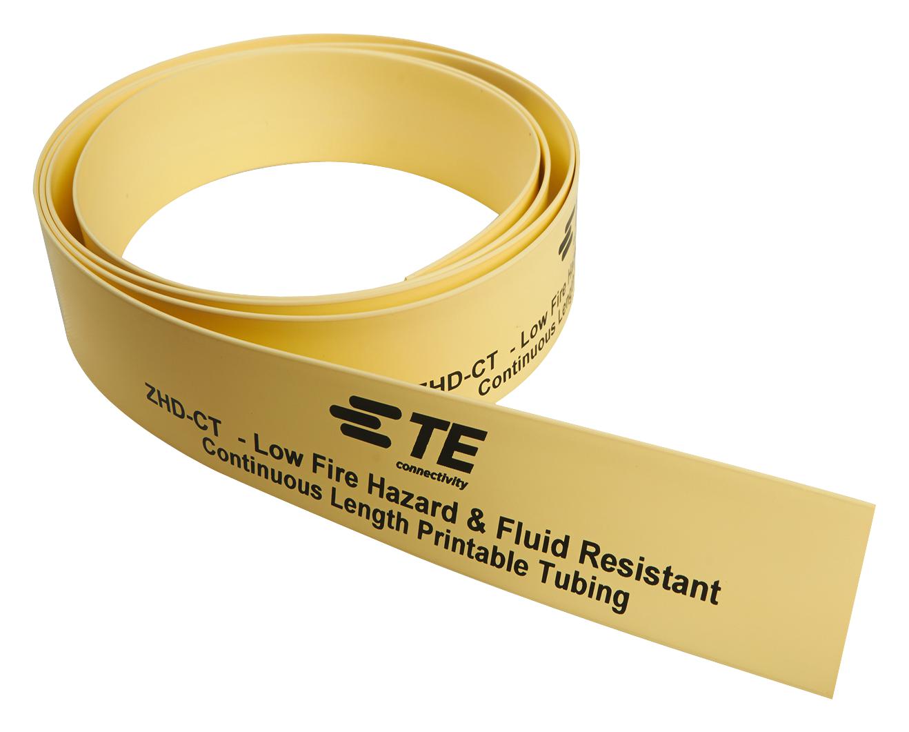 EL8125-000 HEAT-SHRINK TUBING, 2:1, 12.7MM, YELLOW TE CONNECTIVITY