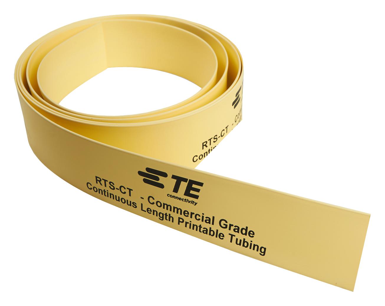 EL7602-000 HEAT-SHRINK TUBING, 3:1, 19.1MM, YELLOW TE CONNECTIVITY