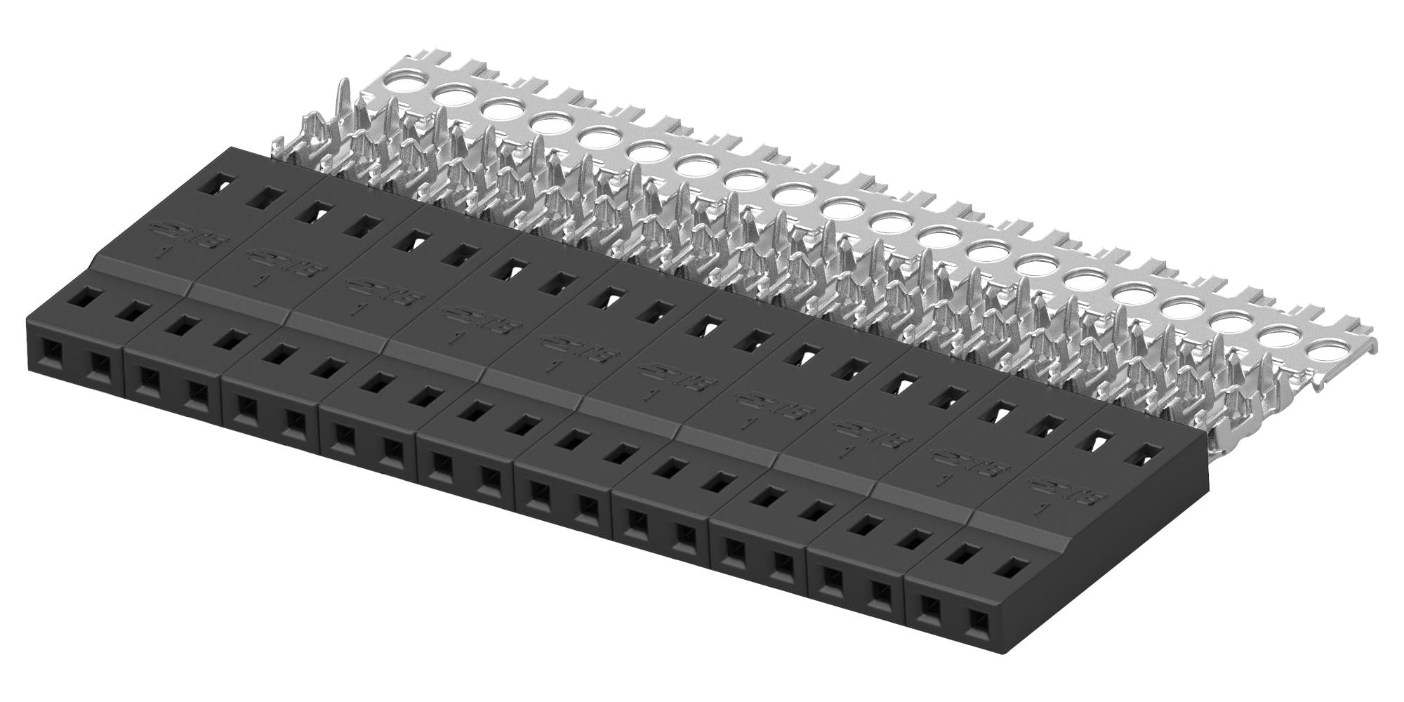 2317222-2 CONNECTOR, RCPT, 2POS, 1ROW, IDC TE CONNECTIVITY