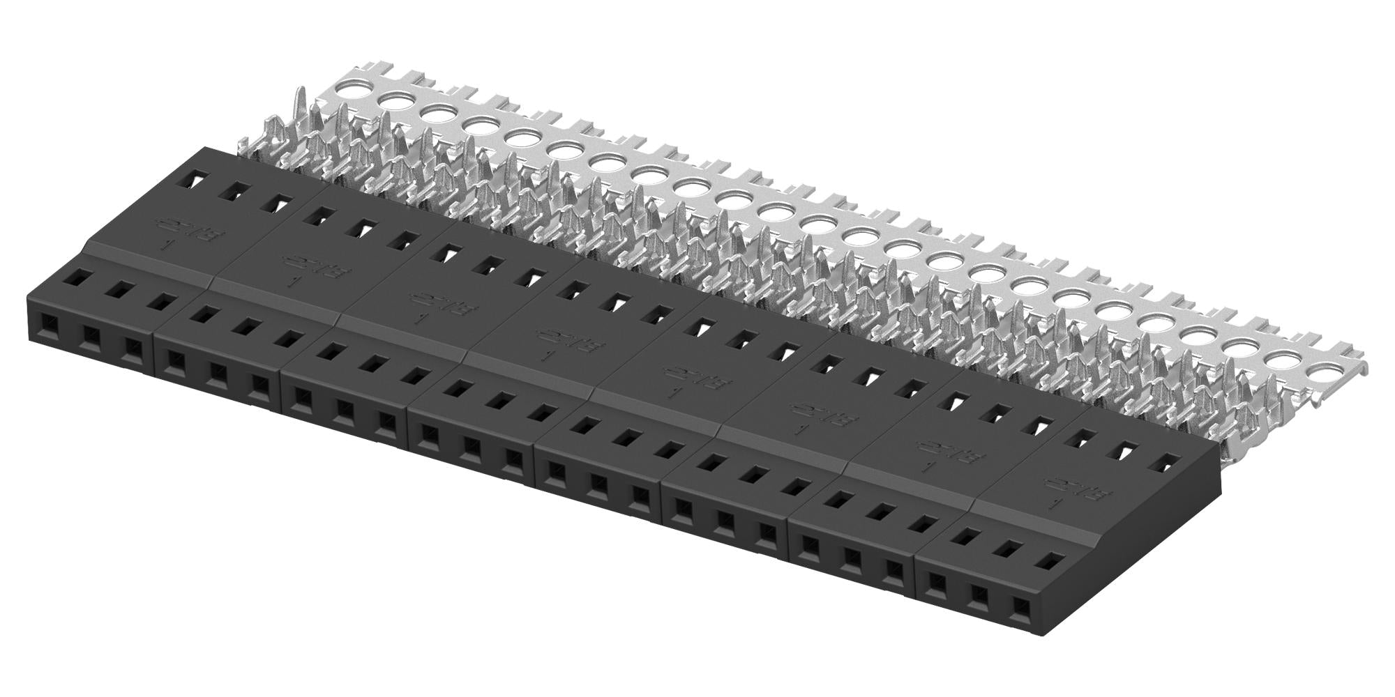 2317206-3 CONNECTOR, RCPT, 3POS, 1ROW, IDC TE CONNECTIVITY