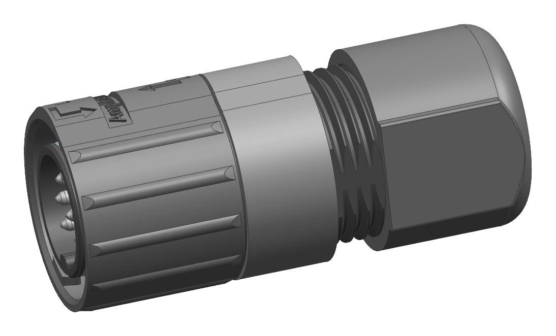 C091 31H105 102 5 U CIRCULAR CONN, PLUG, 5POS, SOLDER AMPHENOL SINE/TUCHEL