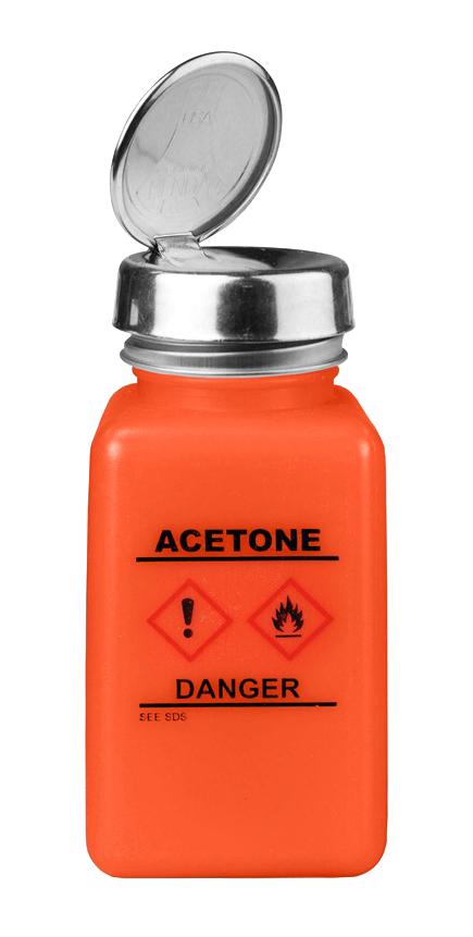 35257 DISPENSER, PUMP BOTTLE, ORANGE, 6 OZ MENDA