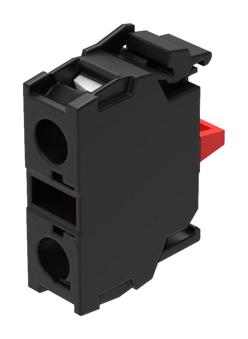 45-312.1X10 CONTACT BLOCK, 1NC, 10A, 500VAC, SCREW EAO