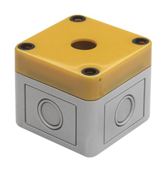 61-9480.5 EMERGENCY STOP ENCLOSURE, 16MM MTG HOLE EAO