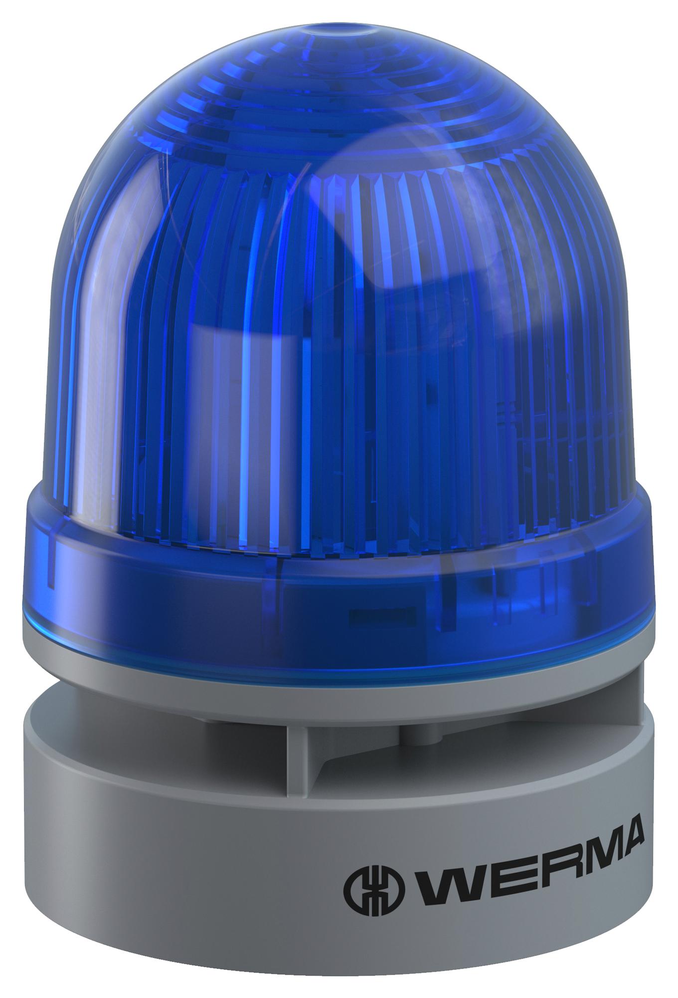46051075 BEACON, TWINLIGHT, BLUE, 95DBA, 24V WERMA