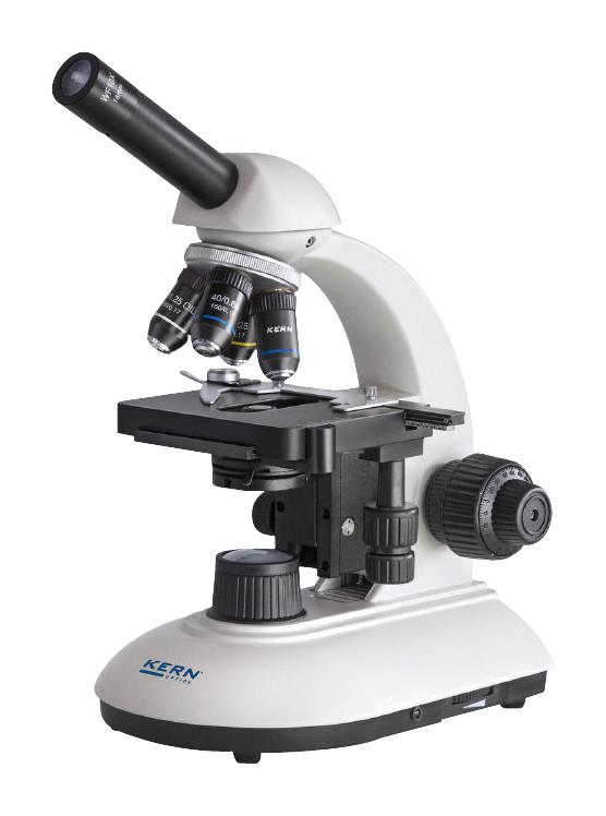 OBE 101 MICROSCOPE, MONOCULAR, 4X/10X/40X KERN