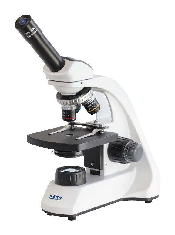 OBT 101 MICROSCOPE, MONOCULAR, 4X/10X/40X KERN