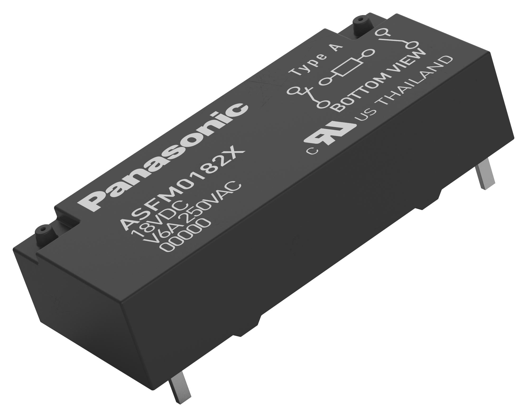 ASFM0185S SAFETY RELAY, SPST, 18VDC, 6A, THT PANASONIC