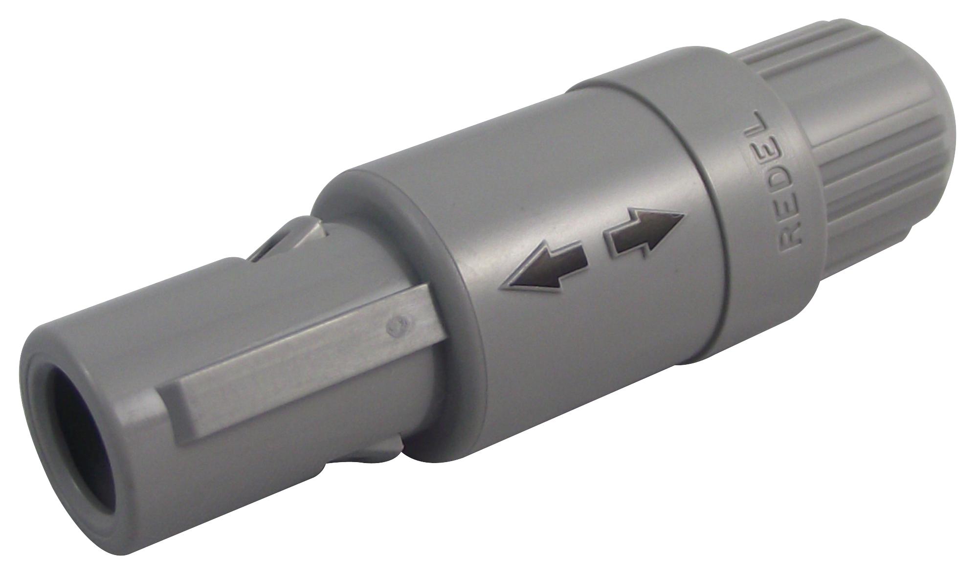 PAG.M0.4GL.AC39G PLUG, 3MM, GREY, 4WAY REDEL