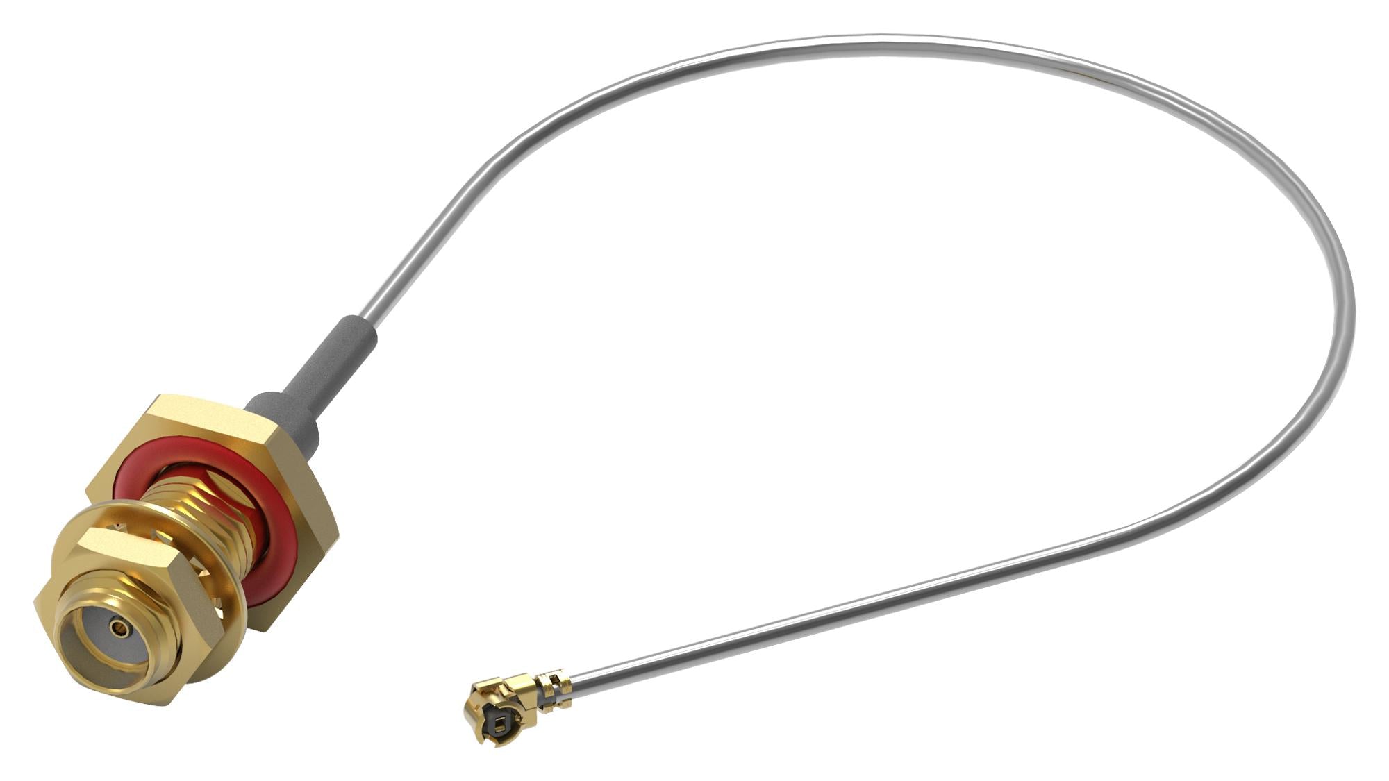 636208050300 CABLE ASSY, SMA JACK-R/A UMRF PLUG/300MM WURTH ELEKTRONIK