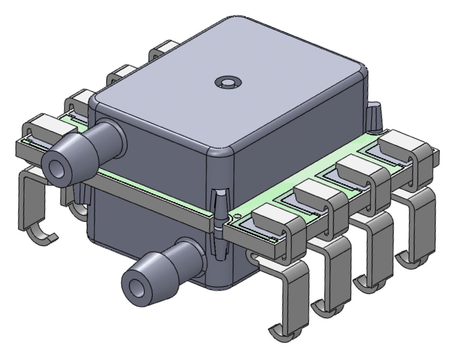 ELVH-M025D-HRRJ-C-N5A4 PRESSURE SENSOR, 25MBAR, DIFF, I2C AMPHENOL ALL SENSORS