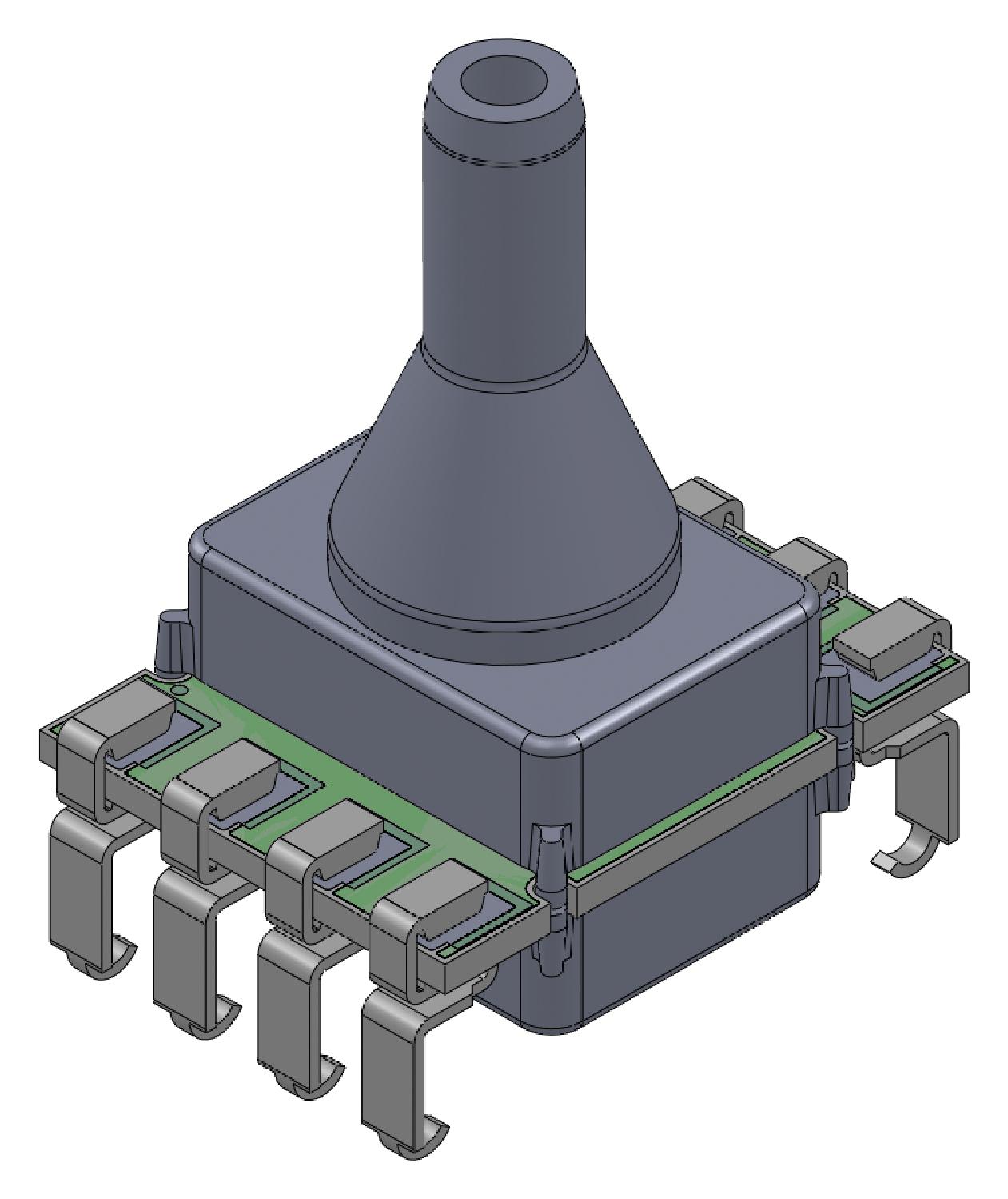 ELVH-B005G-HKNJ-C-N2A4 PRESSURE SENSOR, 5BAR, GAUGE, I2C AMPHENOL ALL SENSORS
