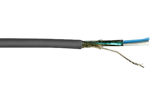 9841 060500 SHLD CABLE, 1 PAIR, 24AWG, GREY, 152M BELDEN
