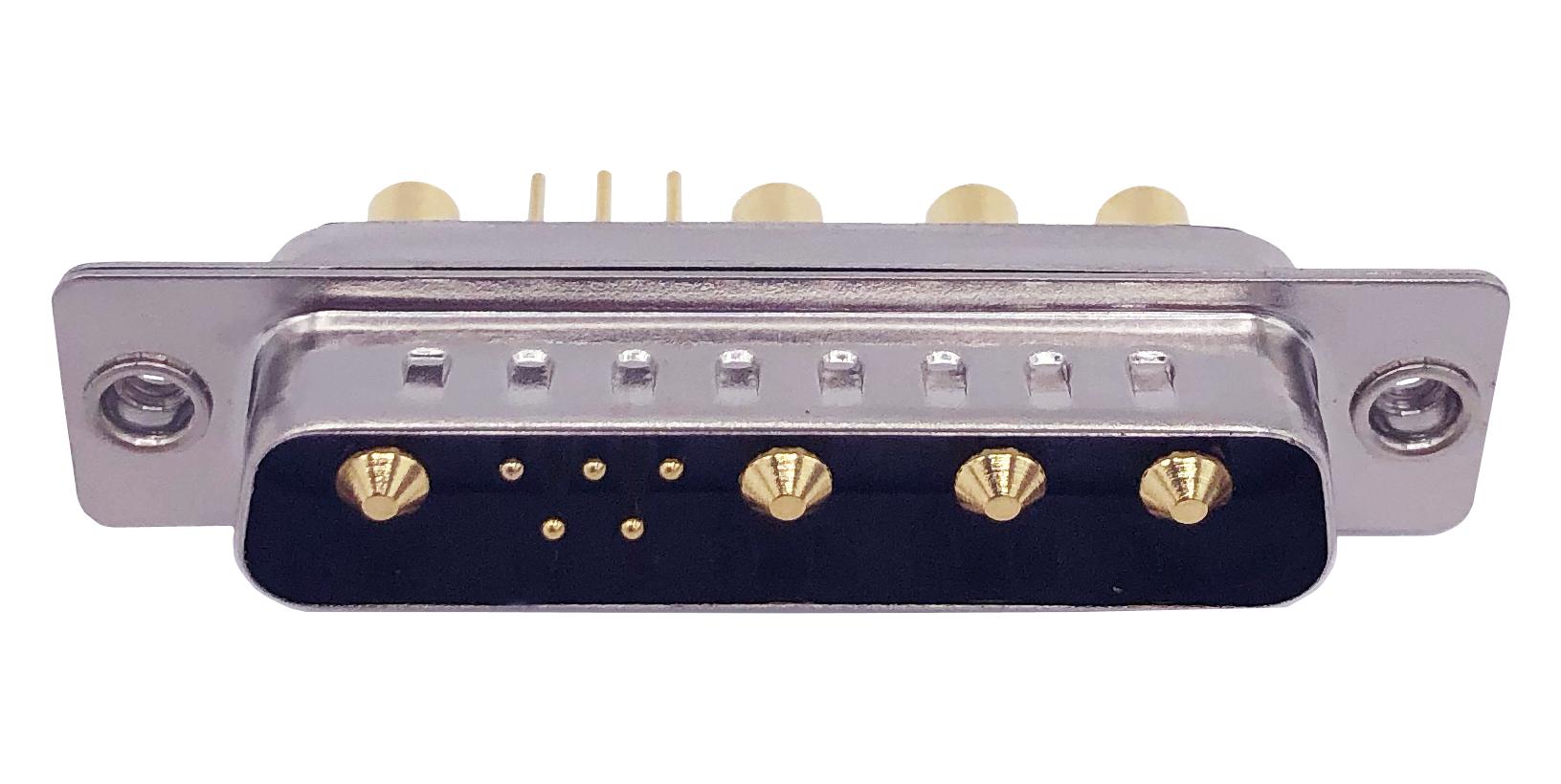 681M9W4103L151 COMBO D-SUB CONN, PLUG, DB-9W4, TH NORCOMP