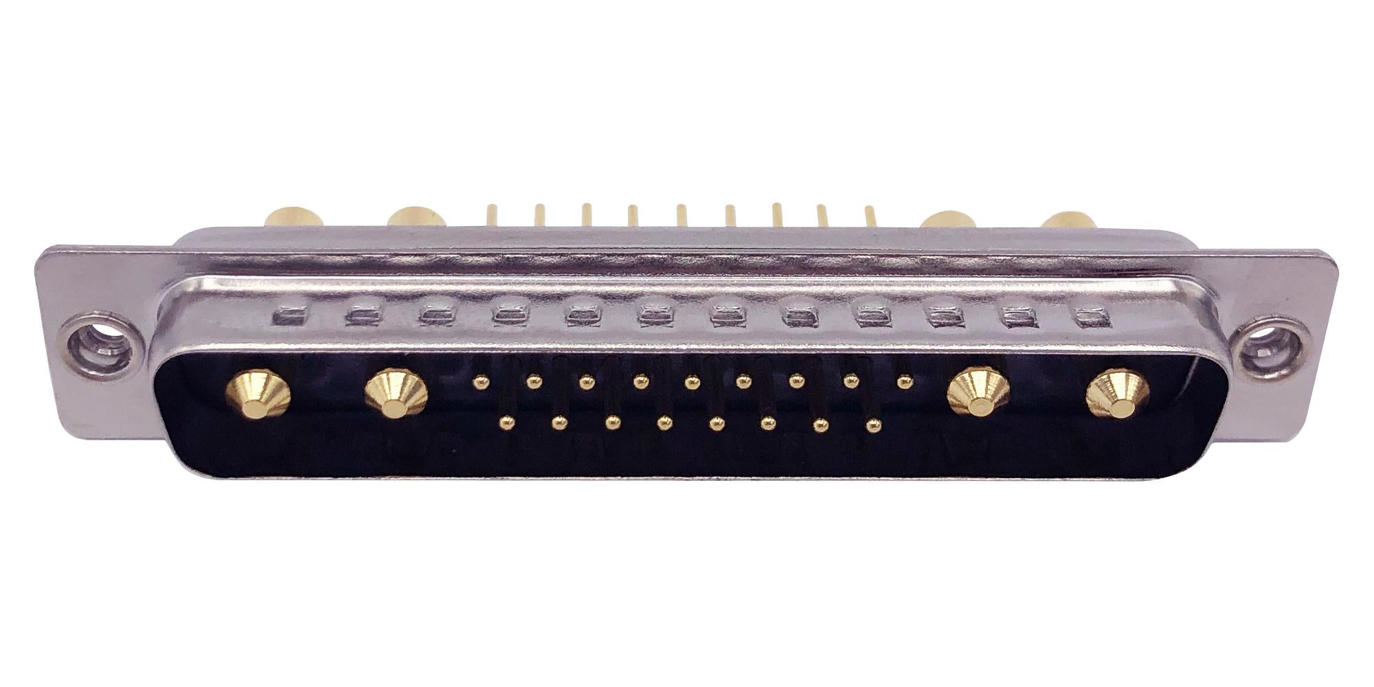 681M21WA4PL111 COMBO D-SUB CONN, PLUG, DC-21WA4, TH NORCOMP