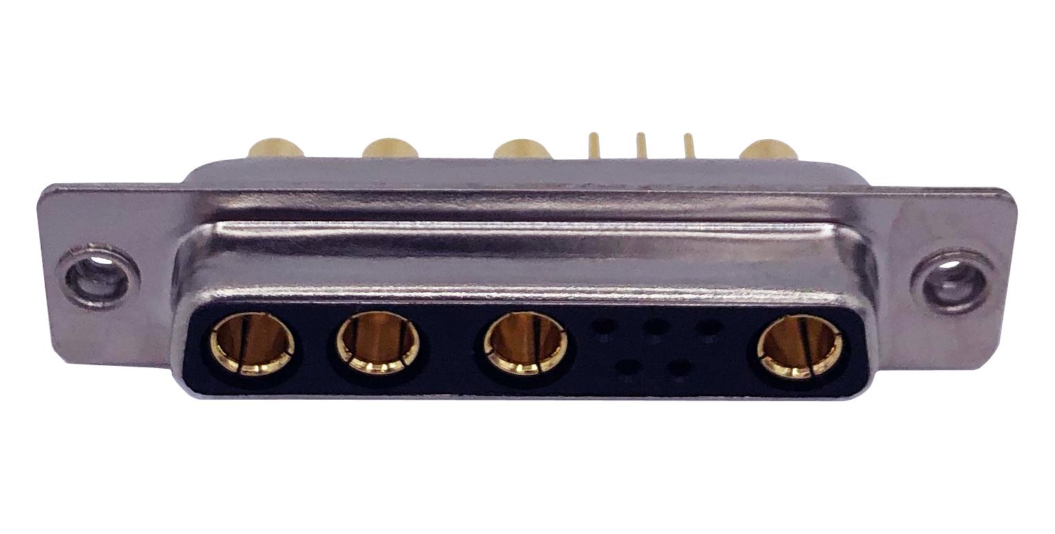 681M9W4203L151 COMBO D-SUB CONN, RCPT, DB-9W4, TH NORCOMP