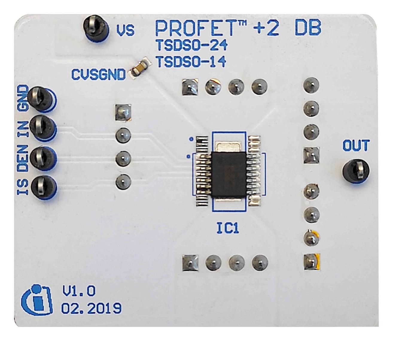 PROF2BTS70081EPPDBTOBO1 DAUGHTER BOARD, PROFET2 12V MOTHER BOARD INFINEON