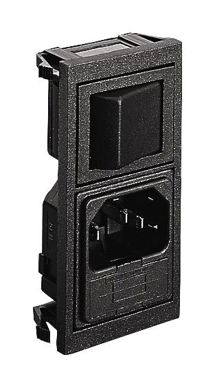 BZV01/Z0000/10 CONN, IEC C14 INLET, 15A/250VAC, PANEL BULGIN LIMITED