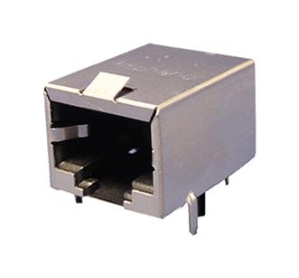 FRJAE-488 RJ45 CONN, R/A JACK, 8P8C, 1PORT, TH AMPHENOL ICC