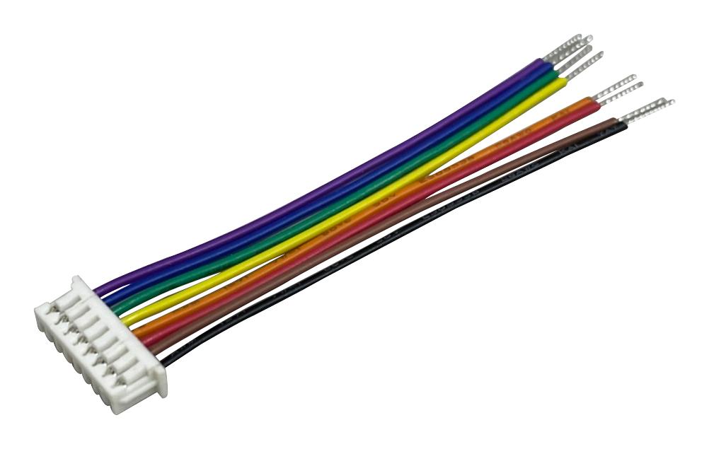 MP008752 CABLE ASSY, 8P RCPT-FREE END, 100MM MULTICOMP PRO