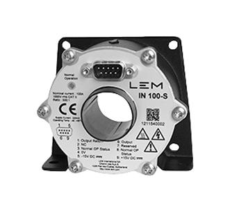 IN 100-S CURRENT SENSOR, -100A TO 100A, 15.75V LEM