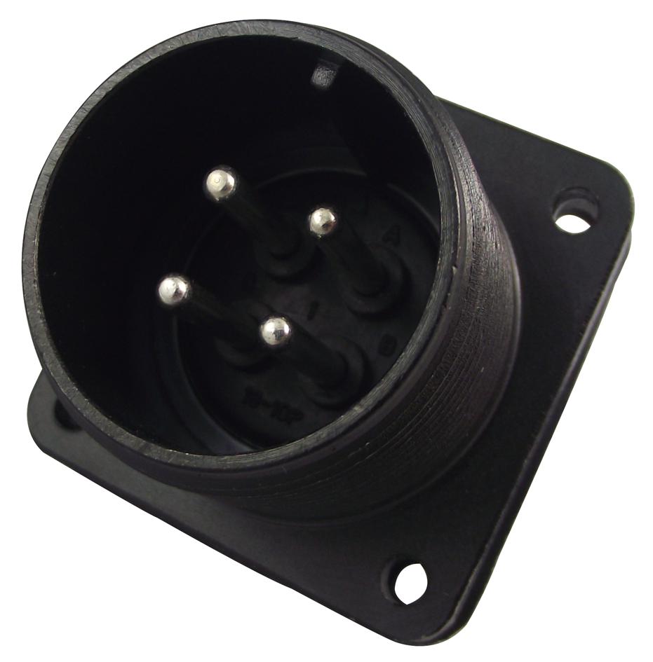 DL3102A18-10P.. PLUG, CHASSIS MOUNT, 4WAY AMPHENOL INDUSTRIAL