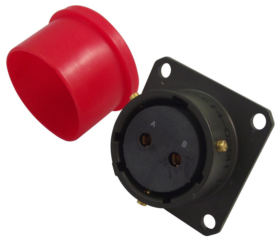 62GB-12E14-02SN SOCKET, PANEL MOUNT, HIGH POWER, 2WAY AMPHENOL LTD