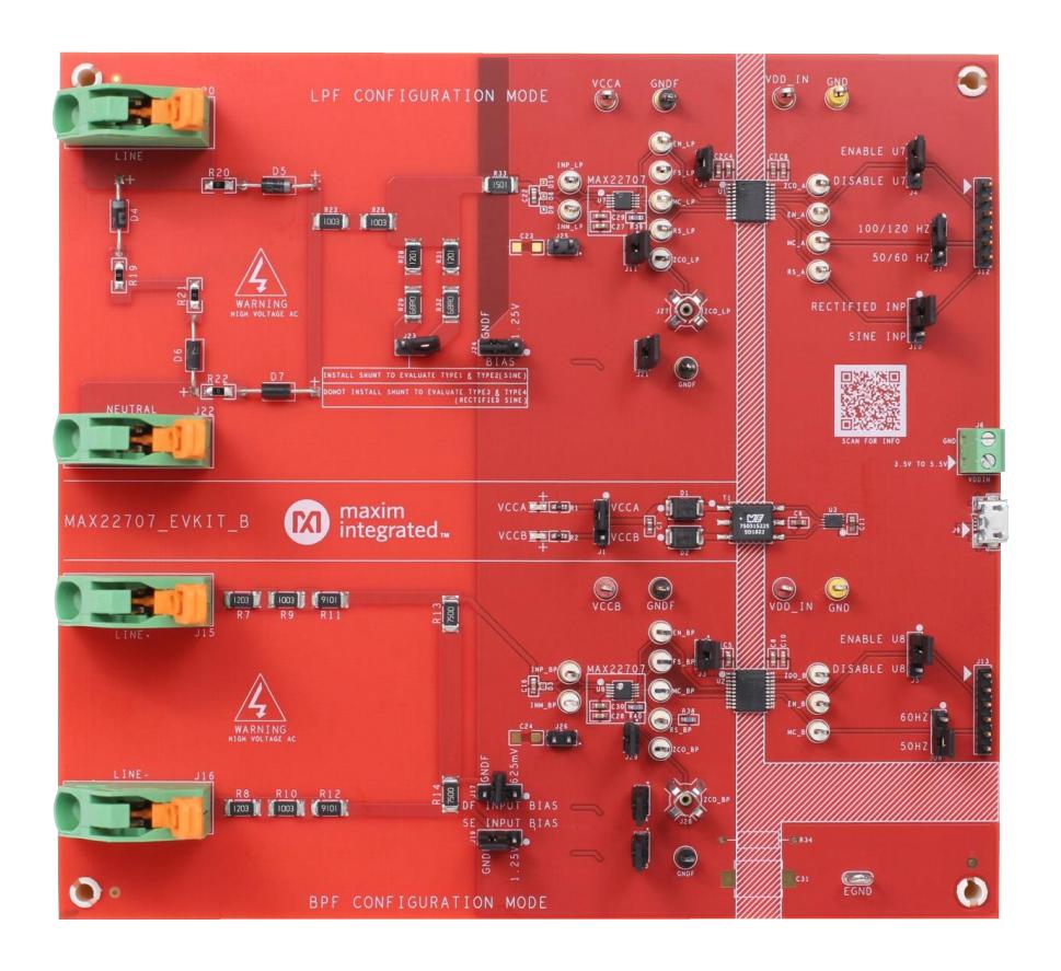 MAX22707EVKIT# EV KIT BOARD MAXIM INTEGRATED / ANALOG DEVICES