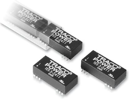 TES 3-2422 CONVERTER, DC/DC, 3W, +/-12V TRACO POWER