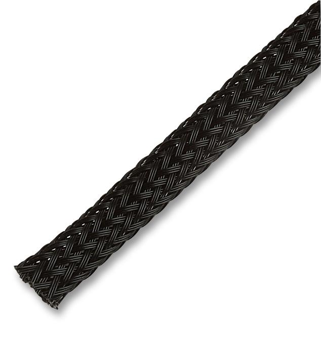 PA665BK100C SLEEVING, BRAID, 100M MULTICOMP PRO
