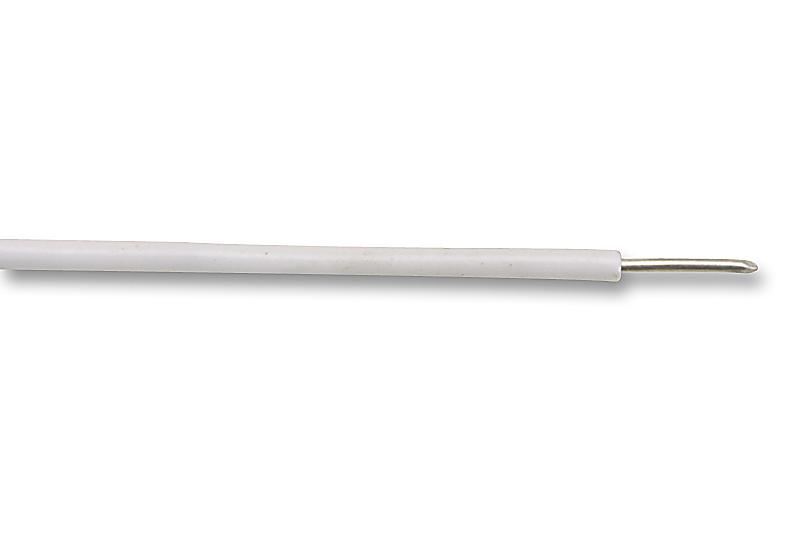 SPC00440A003 100M WIRE, PTFE, A, WHITE, 1/0.4MM, 100M BRAND REX