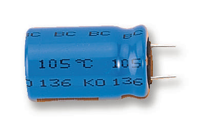 MAL213664222E3 CAP, 2200µF, 10V, 20%, THROUGH HOLE VISHAY