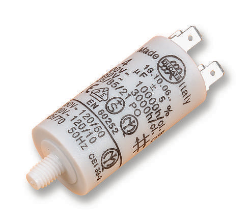 4.16.10.25.64 CAP, 20µF, 450VAC, 5%, PP, CAN, PANEL DUCATI