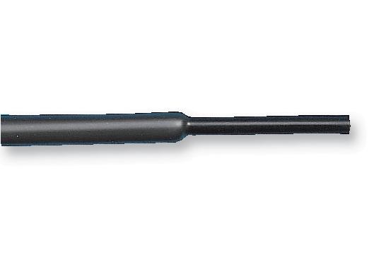 DR-25-3/4-0-SP HEAT SHRINK TUBING, 19MM, BLACK RAYCHEM - TE CONNECTIVITY