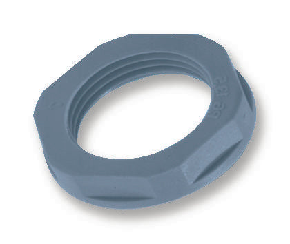 53119000 LOCKNUT, PA, 17MM, M12, GREY LAPP KABEL