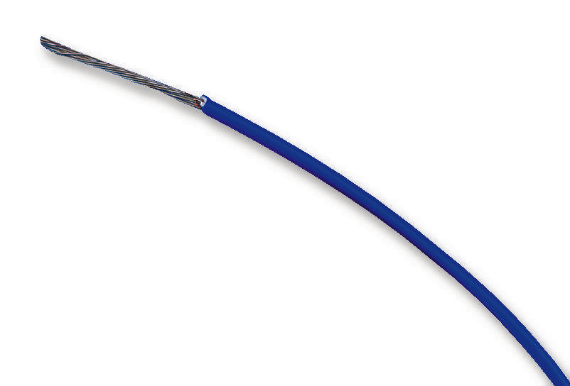 1808 BL005 HOOK-UP WIRE, 0.2MM2, 30M, BLUE ALPHA WIRE