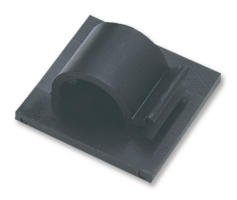 151-00500 CABLE CLIP, S/ADH, 14MM, BLK, PK50 HELLERMANNTYTON