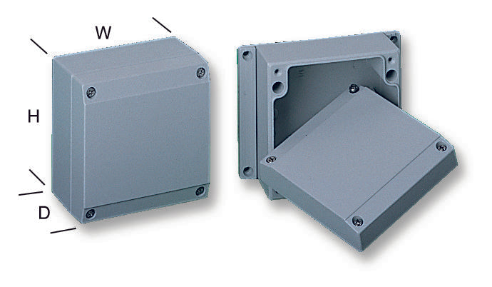 04.20 20 07. BOX, DIECAST, IP65, GREY ROSE