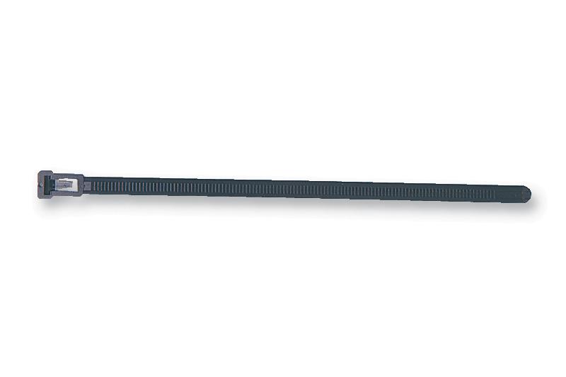 PP002077 CABLE TIE, REL, BLACK, 200MM, PK100 PRO POWER