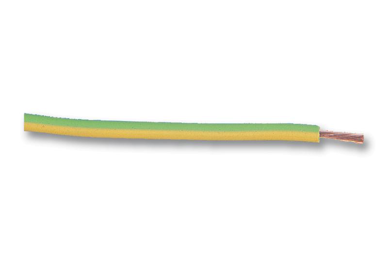 4510003 WIRE, H05V-K, GRN/YEL, 1.0MM, 100M LAPP KABEL
