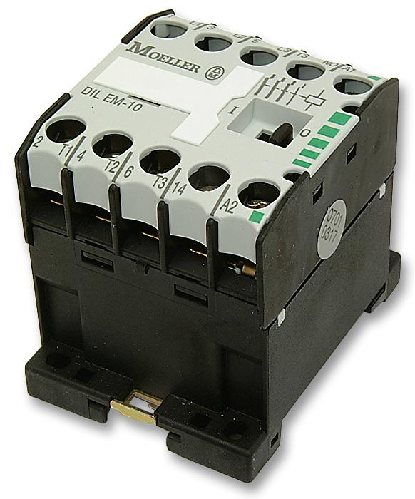 DILEM-10 24VAC CONTACTOR, 3PST, 4KW, 24V EATON MOELLER