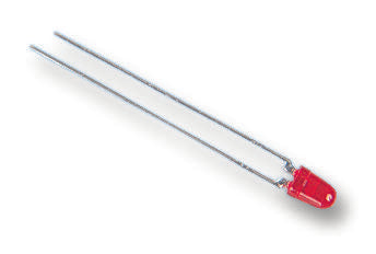TLLK4401 LED, SUPER RED, 17MCD, 630NM, T-1 VISHAY