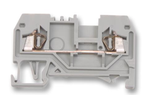 279-901 TERMINAL BLOCK, DIN RAIL, 2POS, 16AWG WAGO